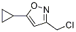 3-(Chloromethyl)-5-cyclopropylisoxazole Structure,1060817-59-5Structure