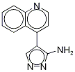 4-(4-喹啉)-1H-吡唑-3-胺結(jié)構(gòu)式_1062368-21-1結(jié)構(gòu)式