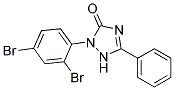 1-(2,4-Dibromophenyl)-3-phenyl-1h-1,2,4-triazol-5-ol Structure,106538-35-6Structure