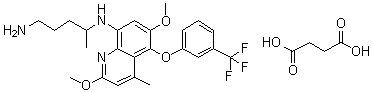 Tafenoquine succinate Structure,106635-81-8Structure