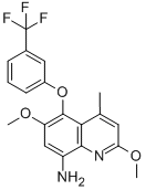 2,6-Dimethoxy-4-methyl-5-[3-(trifluoromethyl)-phenoxy]-8-quinolinamine Structure,106635-86-3Structure