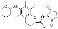 (2R)-6-(四氫-2H-吡喃-2-氧基)-2,5,7,8-四甲基苯并二氫吡喃-2-羧酸琥珀酰亞胺酯結(jié)構(gòu)式_1069137-73-0結(jié)構(gòu)式