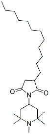 3-Dodecyl-1-(1,2,2,6,6-pentamethylpiperidin-4-yl)pyrrolidine-2,5-dione Structure,106917-30-0Structure