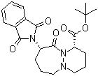 (1S,9R)-9-(1,3-二氧代異吲哚啉-2-基)-10-氧代八氫-1H-吡嗪并[1,2-a][1,2]二氮雜卓-1-羧酸叔丁酯結(jié)構(gòu)式_106927-97-3結(jié)構(gòu)式