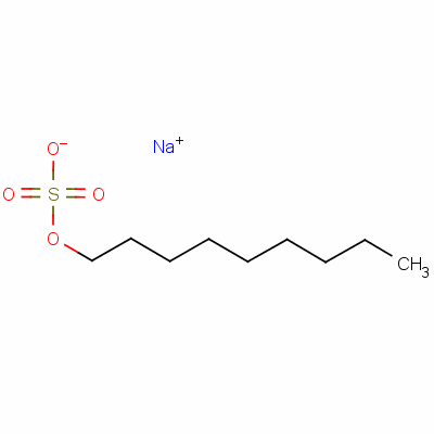 硫酸單壬酯鈉鹽結(jié)構(gòu)式_1072-15-7結(jié)構(gòu)式