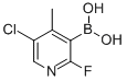 Boronic acid, B-(5-chloro-2-fluoro-4-methyl-3-pyridinyl)- Structure,1072944-13-8Structure