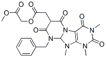 (9CI)-1,2,3,4,8,9-六氫-1,3-二甲基-2,4,6,8-四氧代-9-(苯基甲基)-,嘧啶并[2,1-f]嘌呤-7,7(6H)-二乙酸二甲酯結(jié)構(gòu)式_107569-04-0結(jié)構(gòu)式