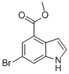 Methyl 6-Bromoindole-4-carboxylate Structure,107650-22-6Structure