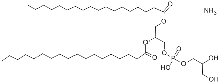 1,2-Dioctadecanoyl-sn-glycero-3-phospho-rac-(1-glycerol) ammonium salt Structure,108347-80-4Structure