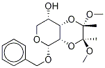 芐基2,3-O-[(1S,2S)-1,2-二甲氧基-1,2-二甲基-1,2-乙二基]-alpha-L-吡喃木糖苷結(jié)構(gòu)式_1084896-38-7結(jié)構(gòu)式