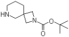 2,6-Diaza-spiro[3.5]nonane-2-carboxylic acid tert-butyl ester Structure,1086394-57-1Structure