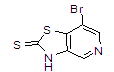 7-Bromothiazolo[4,5-c]pyridine-2(3h)-thione Structure,108724-10-3Structure