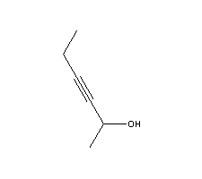 3-己炔-2-醇結(jié)構(gòu)式_109-50-2結(jié)構(gòu)式