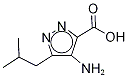 5-(2-Isobutyl)-4-amino-1h-pyrazole-3-carboxylic acid Structure,1093415-88-3Structure