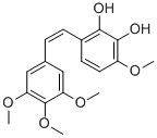 (Z)-3-甲氧基-6-(3,4,5-三甲氧基苯乙烯)苯-1,2-二醇結(jié)構(gòu)式_109971-63-3結(jié)構(gòu)式