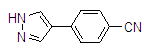 4-(1H-pyrazol-4-yl)benzonitrile Structure,1101167-56-9Structure