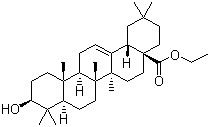 齊墩果酸乙酯結(jié)構(gòu)式_110700-49-7結(jié)構(gòu)式