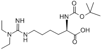 Boc-d-homoarg(et)2-oh Structure,110761-76-7Structure