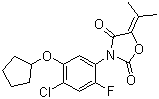 環(huán)戊惡草酮結構式_110956-75-7結構式