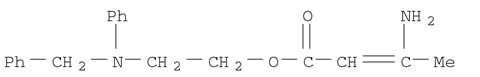 3-Amino-but-2-enoic acid 2-(benzyl-phenyl-amino)-ethyl ester Structure,111011-79-1Structure