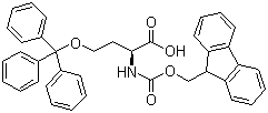 Fmoc-Hse(Trt)-OH Structure,111061-55-3Structure