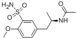 N-[(1r)-2-[3-(aminosulfonyl)-4-methoxyphenyl]-1-methylethyl]acetamide Structure,112101-74-3Structure