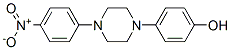 4-(4-(4-Nitrophenyl)-1-piperazinyl)phenol Structure,112559-81-6Structure