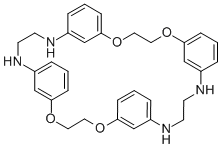 2,5,20,23-Tetraoxa-11,14,29,32-tetraazapentacyclo[31.3.1.16,10.115,19.124,28]tetraconta-1(37),6,8,10(40),15,17,19(39),24,26,28(38),33,35-dodecaene Structure,1126392-68-4Structure