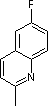 6-Fluoro-2-methylquinoline Structure,1128-61-6Structure