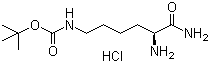 L-lys(boc)-nh2.hcl Structure,112803-72-2Structure