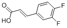 trans-3,4-Difluorocinnamic acid Structure,112897-97-9Structure