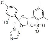 cis-[2-(2,4-Dichlorophenyl)-2-(1H-1,2,4-triazol-1-ylmethyl)-1,3-dioxolan-4-yl]methyl-p-toluenesulfonate Structure,113770-65-3Structure