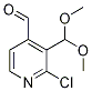 2-Chloro-3-(dimethoxymethyl)isonicotinaldehyde Structure,1142192-52-6Structure