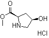 D-Proline, 4-hydroxy-, methyl ester, hydrochloride (1:1), (4R)- Structure,114676-59-4Structure