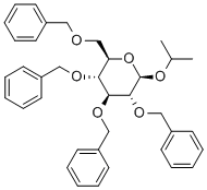 Isopropyl 2,3,4,6-tetra-O-benzyl-β-D-glucopyranoside Structure,114967-51-0Structure