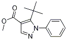 Methyl5-t-butyl-1-phenyl-1h-pyrazole-4-carboxylate Structure,1150164-50-3Structure