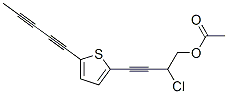 2-(4-Acetoxy-3-chloro-1-butynyl)-5-(1,3-pentadiynyl)thiophene Structure,1152-72-3Structure