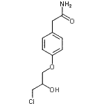 2-[4-(3-Chloro-2-hydroxypropoxy)phenyl]acetamide Structure,115538-83-5Structure