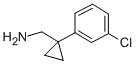 1-(3-Chlorophenyl)cyclopropanemethanamine Structure,115816-31-4Structure