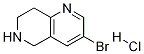 3-Bromo-5,6,7,8-tetrahydro-[1,6]naphthyridine hydrochloride Structure,1159010-96-4Structure