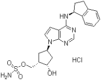 Mln-4924 hydrochloride Structure,1160295-21-5Structure