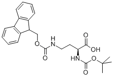 Boc-Dab(Fmoc)-OH Structure,117106-21-5Structure