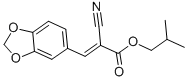 Isobutyl 3-(benzo[d][1,3]dioxol-5-yl)-2-cyanoacrylate Structure,117133-81-0Structure