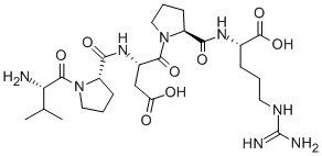 纈氨酰脯氨酰天冬氨酰脯氨酰精氨酸結(jié)構(gòu)式_117137-85-6結(jié)構(gòu)式