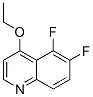 (9CI)-4-乙氧基-5,6-二氟喹啉結構式_117201-02-2結構式