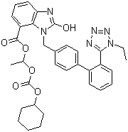 2-Desethoxy-2-hydroxy-1h-1-ethyl candesartan cilexetil Structure,1185255-99-5Structure