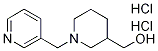 (1-Pyridin-3-ylmethyl-piperidin-3-yl)-methanol dihydrochloride Structure,1185307-98-5Structure