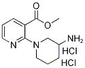 3-Amino-3,4,5,6-tetrahydro-2h-[1,2]bipyridinyl-3-carboxylicacid methyl ester hydrochloride Structure,1185309-86-7Structure