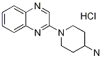 1-喹噁啉-2-基-哌啶-4-胺鹽酸鹽結(jié)構(gòu)式_1185317-72-9結(jié)構(gòu)式