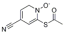 Ethanethioic acid s-(4-cyano-1-oxido-2-pyridinyl) ester Structure,1186127-88-7Structure